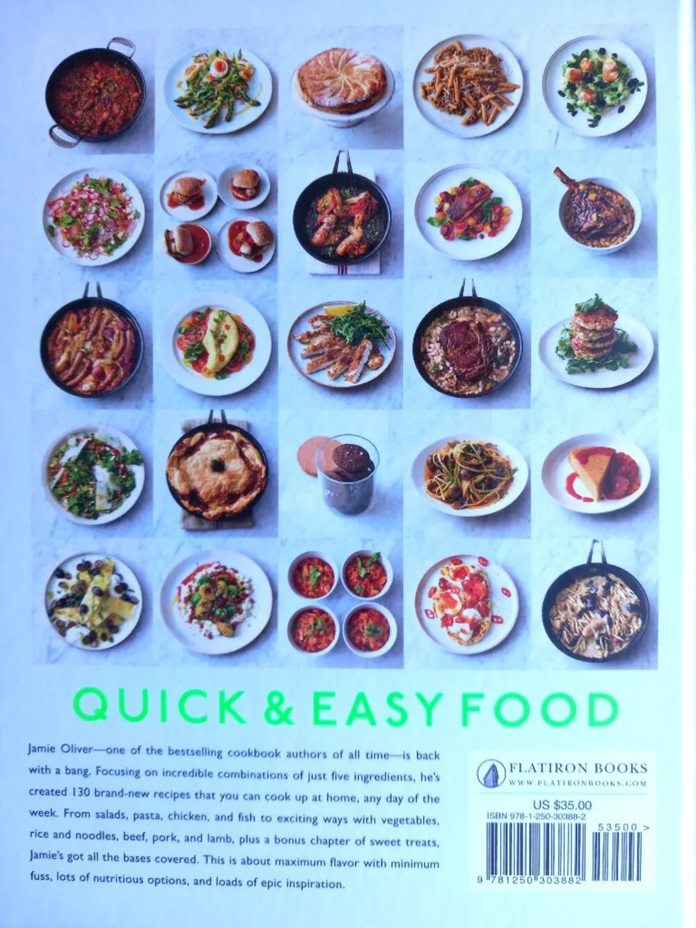 Jamie Oliver 5 Ingredients Quick & Easy Food Cookbook